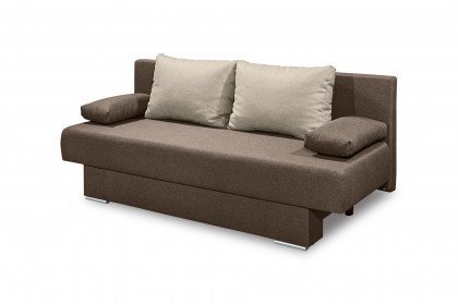 Melanie von ED-Lifestyle - Schlafsofa dark chocolate-schlamm