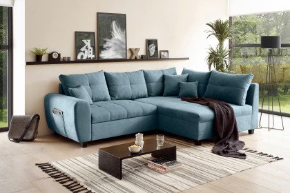 Lea von ED-Lifestyle - Couch Ausführung rechts denim