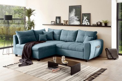 Lea von ED-Lifestyle - Couch Ausführung links denim