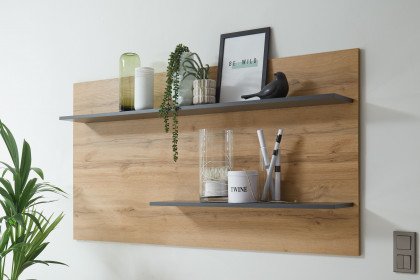 City-living von Kollektion Letz - Wandpaneel AC CA Ci 72 Wotan Eiche/ anthrazit