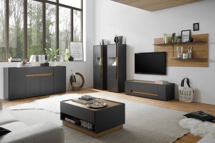 City-living von Kollektion Letz - Wohnwand AA AC 18 in Anthrazit