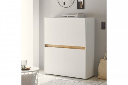 City-living von Kollektion Letz - Highboard AW WC Ci 56 in Weiß