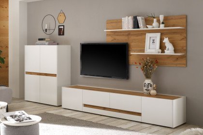 City-living von Kollektion Letz - Wohnwand AW WC 16 in Weiß