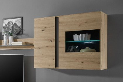 Clair von Kollektion Letz - Hängevitrine 933GAR20 in Artisan Eiche