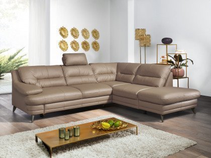 Bologna von COTTA - Ledercouch rechts mouse