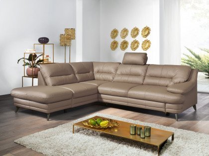 Bologna von COTTA - Ledercouch links mouse