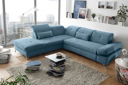 Melfi von ED-Lifestyle - Ecksofa Ausführung links denim