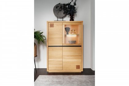 WZ-0159 von GK Möbelvertrieb - Highboard I aus Kernbuche