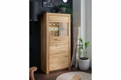 WZ-0169 von GK Möbelvertrieb - Highboard III aus Wildeiche