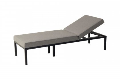 Eva aus der Kollektion Letz - Gartenliege black & mid grey