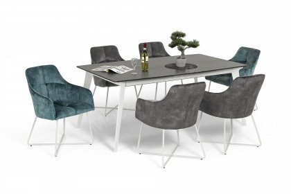 Infiné aus der Kollektion Letz - Esstisch Keramik iron moss, ca. 180 x 100 cm