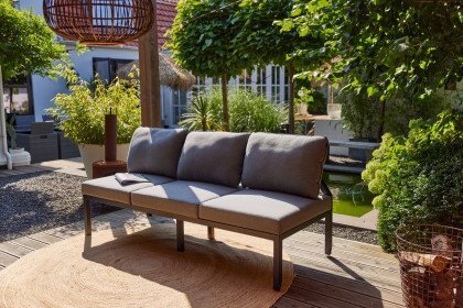 Marie-Garden aus der Kollektion Letz - 3-Sitzer / Gartenliege mid-grey & black