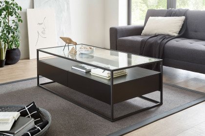Evora von A Better Place - Couchtisch schwarz matt