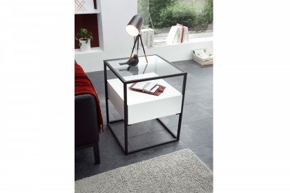 Evora von A Better Place - Beistelltisch 58654WM7 weiß matt