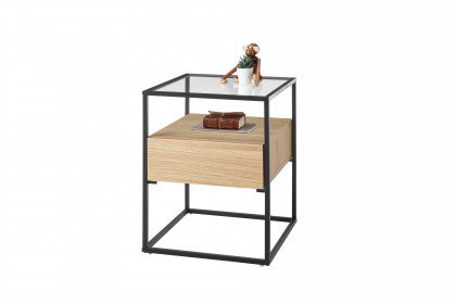 Evora von A Better Place - Beistelltisch 58655DE7 in Eiche inklusive Schubkasten