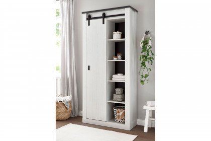 Sherwood von Kollektion Letz - Stauraumschrank 1P PA SC 14 Pinie weiß