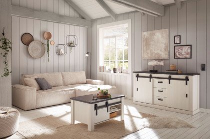 Sherwood von Kollektion Letz - Sideboard 1P PA SC 53 Pinie weiß