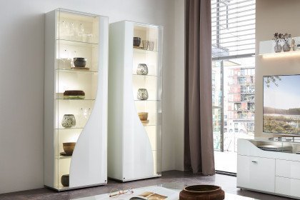 CURVE 50 von LEONARDO living - Vitrine bianco