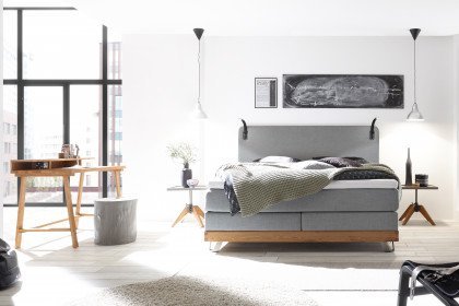 Massiva von Hasena - Boxspringbett Lucina lightgrey