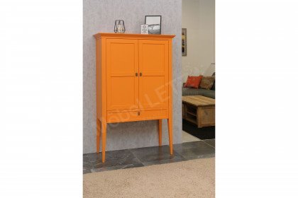 Gloria-dining aus der Kollektion Letz - Barschrank orange/ London gray