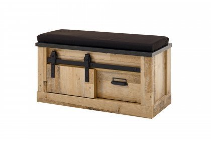 Sherwood von Kollektion Letz - Garderobenbank in hellem Old Style