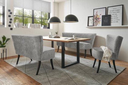 Linda-Dining von ED-Lifestyle - Tischsofa-Gruppe schlamm