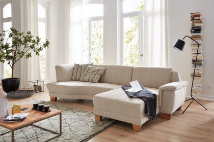 Quadra 2069 von MONDO - Ecksofa rechts beige