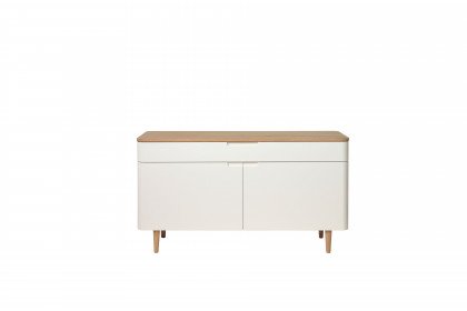 Amalfi von Skandinavische Möbel - Sideboard mit weiß/ Eiche