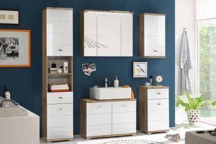 Pool aus der Kollektion Letz - Badezimmer in Weiß Hochglanz