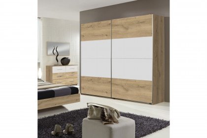 Nora von Wimex - Schwebetürenschrank in Plankeneiche-Nachbildung