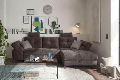 Nevis von ED-Lifestyle - Ecksofa rechts espresso