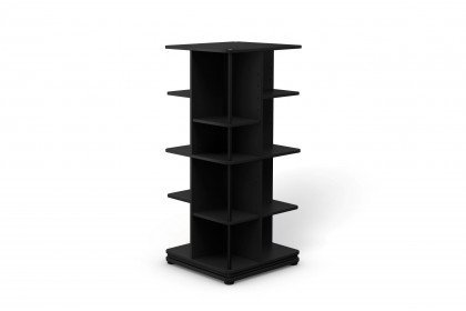 R9 aus der Kollektion Letz - Drehregal in Schwarz