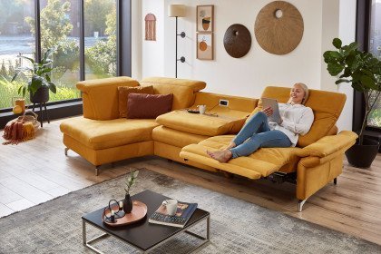 Sardena von vito - Ecksofa Ausführung links yellow