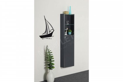 3010.3 aus der Kollektion Letz - Mittelschrank in Anthrazit Glanz