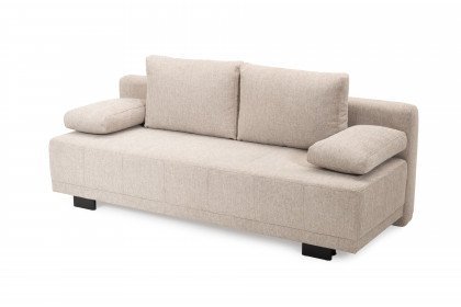 2815 von LIV'IN - Schlafsofa beige mit Bettkasten