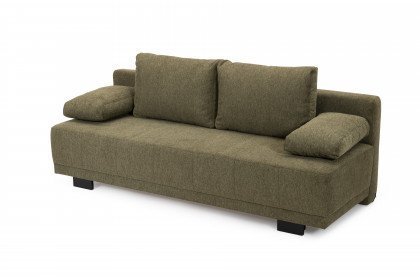 2815 von LIV'IN - Schlafsofa green mit Bettkasten