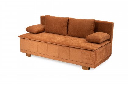 2816 von LIV'IN - Schlafsofa copper mit Bettkasten