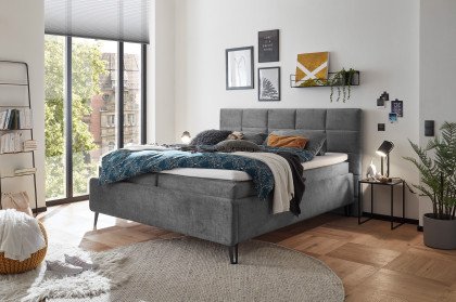 Torino von ED-Lifestyle - Polsterbett 180 grey