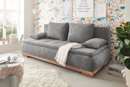 Mila von ED-Lifestyle - Schlafsofa dark grey