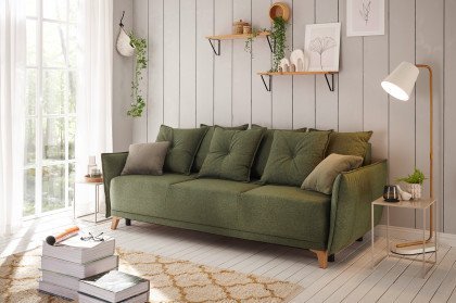 Pamplona von ED-Lifestyle - Schlafsofa green