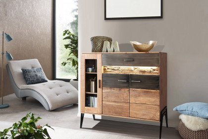 Hudson aus der Kollektion Letz - Highboard 2158 Akazie