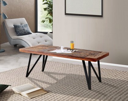 Hudson aus der Kollektion Letz - Couchtisch 2162 old recycled wood