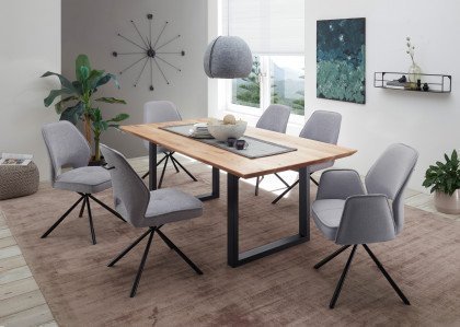 Bennet aus der Kollektion Letz - Esstisch Eiche massiv