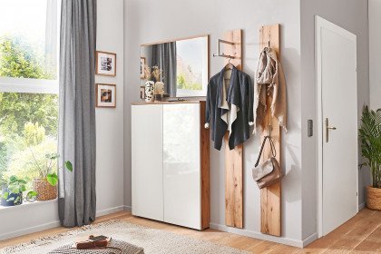 Nostro von vito - Garderobe in Hochglanz Weiß und Wildbuche