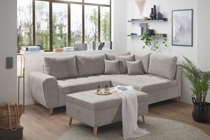 Calanda von ED-Lifestyle - Eckcouch Ausführung rechts taupe