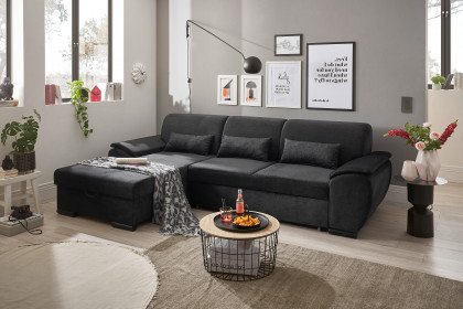 Tampa von ED-Lifestyle - Ecksofa Ausführung links black