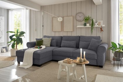 Angelina von ED-Lifestyle - Ecksofa Ausführung links ash