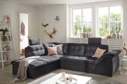 Estrella von ED-Lifestyle - Eckcouch links black