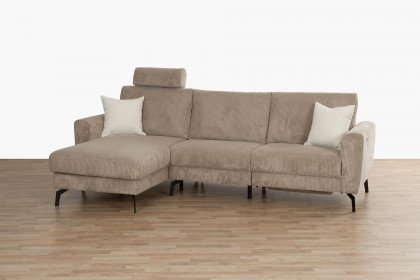 Mayla von vito - Ecksofa links taupe