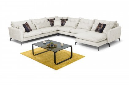 San Diego-SEBO von Seher Bomis - XXL-Sofa links creme